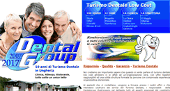 Desktop Screenshot of dentalgroup.it