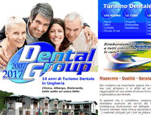 Tablet Screenshot of dentalgroup.it
